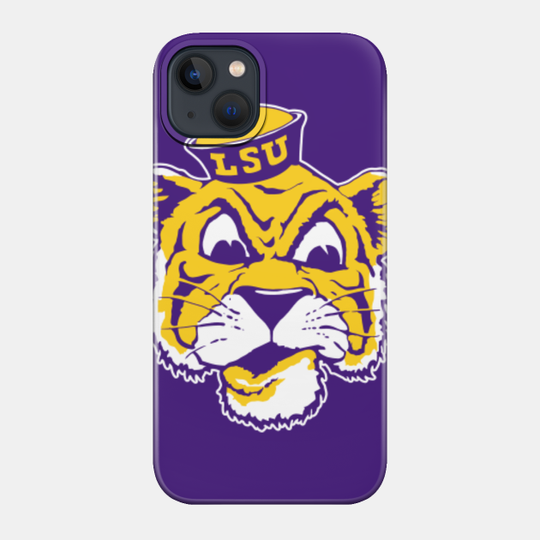 Vintage Louisiana State Tiger Mascot - Louisiana State - Phone Case