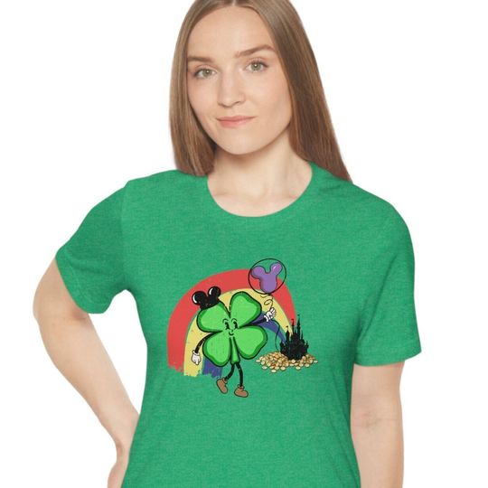 Disney St Patricks Day Shirt,  Disney World Irish Tshirt, Disney Rainbow