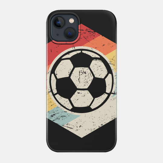 Retro 70s Soccer Coach Icon - Soccer - Phone Case
