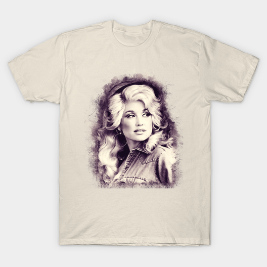 Dolly Parton Acrylic Ink - Dolly Parton - T-Shirt