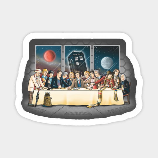 Doctor dinner - Doctor Who - Sticker