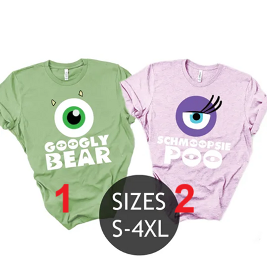 Couple shirts Schmoopsie Poo Shirt, Monsters Shirt, Monsters University, Halloween Party, Cartoon Movie Shirt, Couple Christmas Valentines
