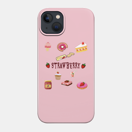 Strawberry Everywhere - Strawberry Shortcake - Phone Case