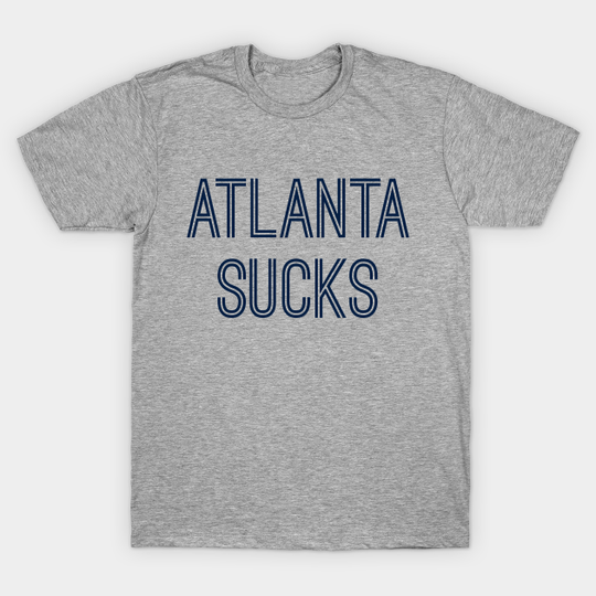 Atlanta Sucks (Navy Text) - Atlanta Sucks - Sticker