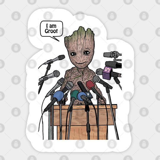 Am I Groot? - Groot - Sticker