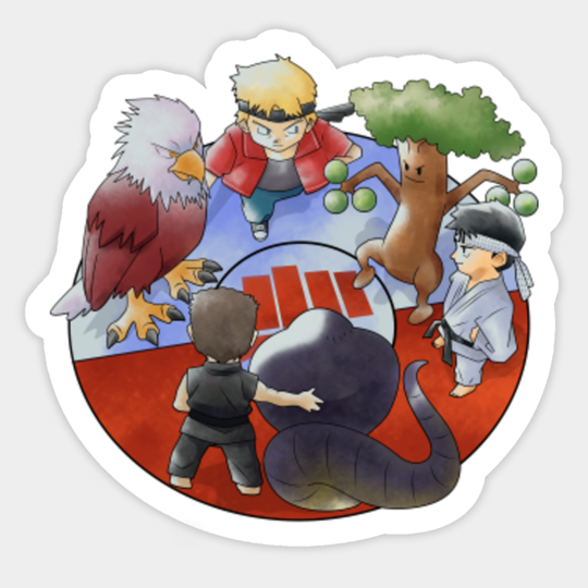 Arbok iak - Cobra Kai - Sticker