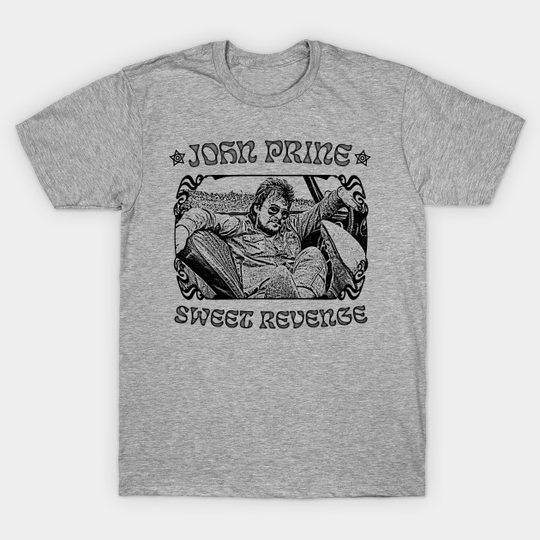 John Prine \/\/\ Retro 70s Style Fan Art Design - John Prine - T-Shirt