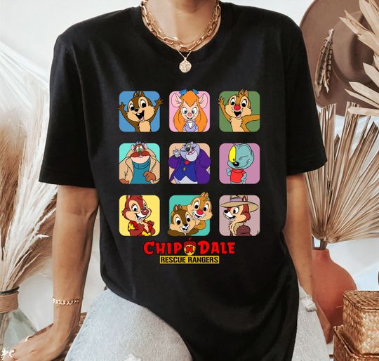 Disney Chip and Dale shirt, Rescue Rangers Shirt