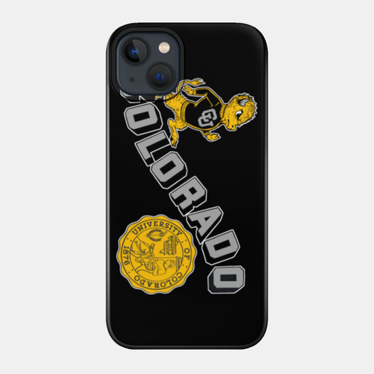 Vintage Colorado Mascot and Seal - Colorado - Phone Case