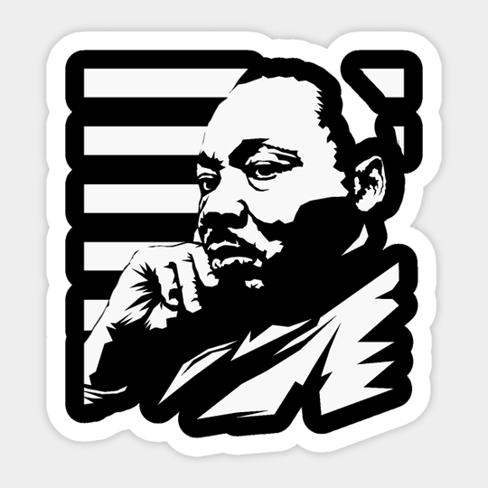 MLK 3 - Martin Luther King Jr - Sticker