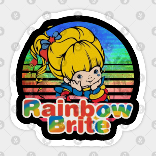 Vintage Rainbow brite 80s - Rainbow Brite - Sticker