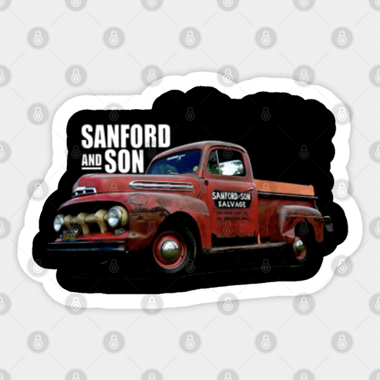 sanford and son salvage retro - Sanford And Son - Sticker