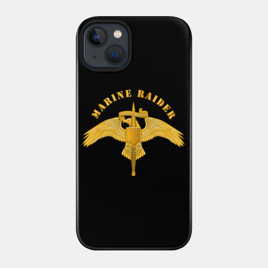 USMC Marine Raider Badge - Usmc Marine Raider Badge - Phone Case