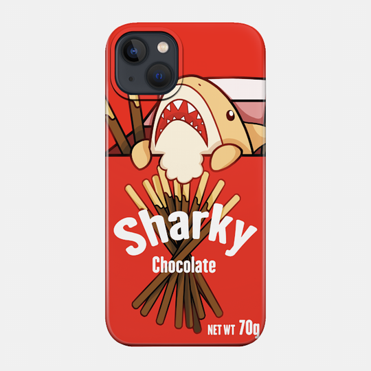 Sharky Chocolate Biscuits - Shark - Phone Case