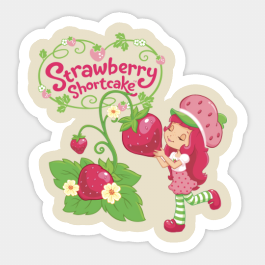 strawberry shortcake girl - Strawberry Shortcake - Sticker