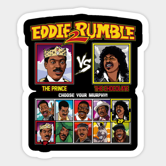 Eddie 2 Rumble - Eddie Murphy VS - Eddie Murphy - Sticker