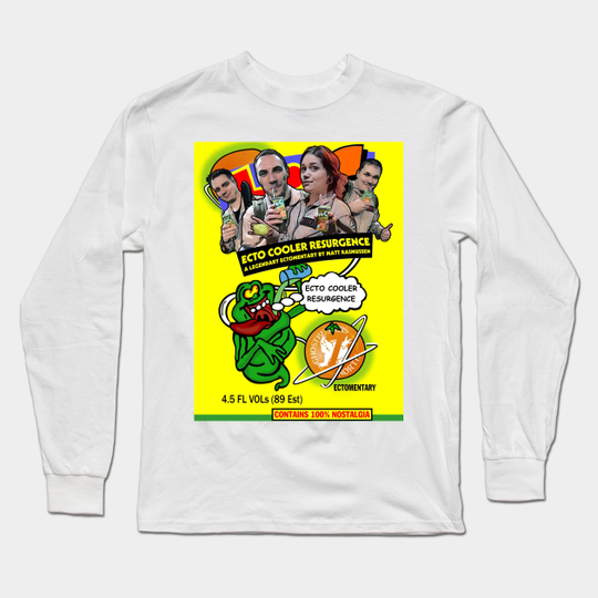 ECTO Cooler Resurgence Poster 1 - Ghostbusters North - Long Sleeve T-Shirt