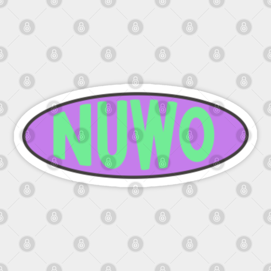 NUWO logo Brent Faiyaz Sticker - Nuwo - Sticker