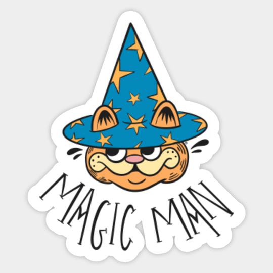 Magic Man - Wizard - Sticker