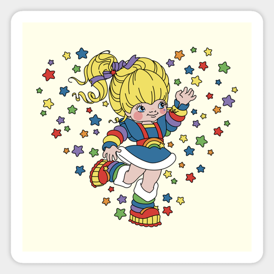 Rainbow Brite Heart - Rainbow Brite - Sticker