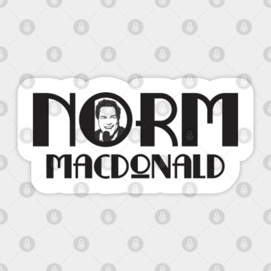 Rip Norm macdonald - Norm Macdonald - Sticker