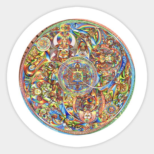 Mandala BUDDHA - Buddha - Sticker