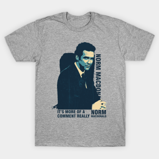 Norm Macdonald retro blue - Norm Macdonald - T-Shirt
