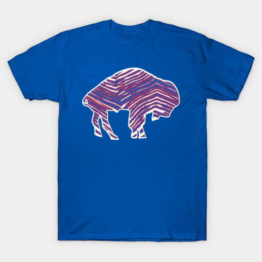 Zebra Stripe Buffalo - Buffalo Bills - T-Shirt
