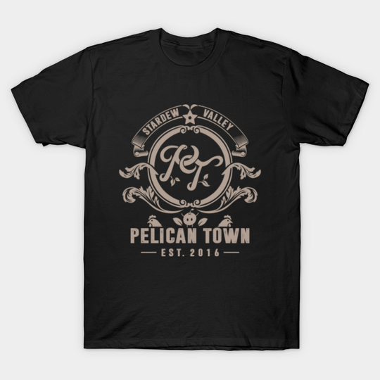 Stardew Valley Pelican Town EST 2016 - Stardew Valley - T-Shirt