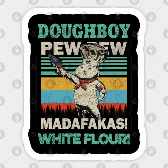 VINTAGE DOUGHBOYS PEW PEW - Vintage - Sticker
