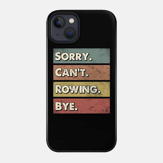 Rowing sport practice gifts. Perfect present for mom mother dad father friend him or her - Gift - Phone Case