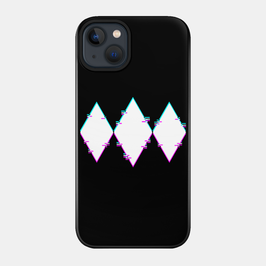 power ranger glitch logo - Power Rangers - Phone Case