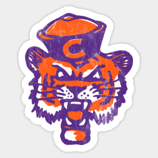 Tiger Head - Clemson - Tiger - Sticker