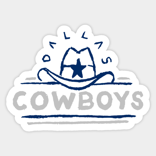 Dallas Cowbooooys 02 - Dallas Cowboys - Sticker