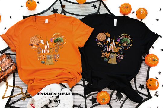 Disney Halloween Shirt, Epcot Party Shirt, Magic Castle, Tower Of Terror