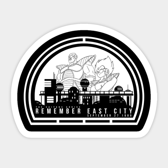 DBZ - East City - Shark - Sticker