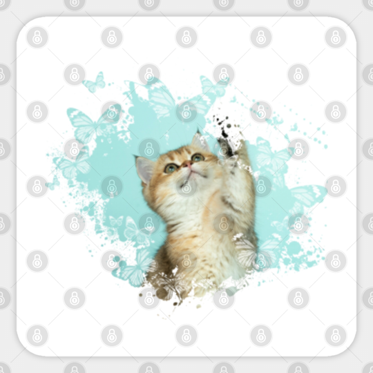 Cute cats | cute kittens | cat owner gift - Cats And Kittens - Sticker