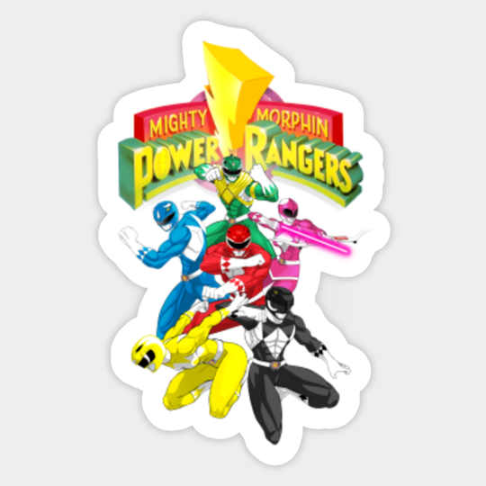 Power Rangers - Classic Team - Power Rangers - Sticker