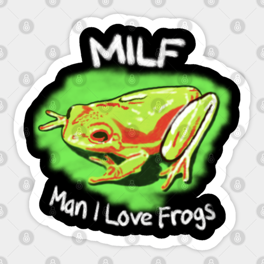 Man I Love Frogs Vintage - Man I Love Frogs - Sticker