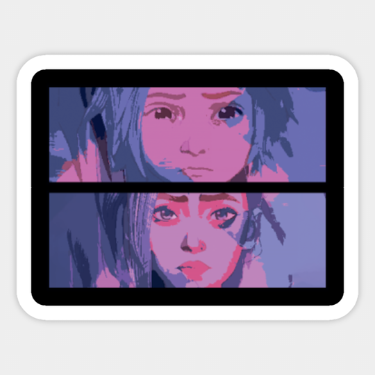 League of Legends Jinx Arcane - League Of Legends - Sticker