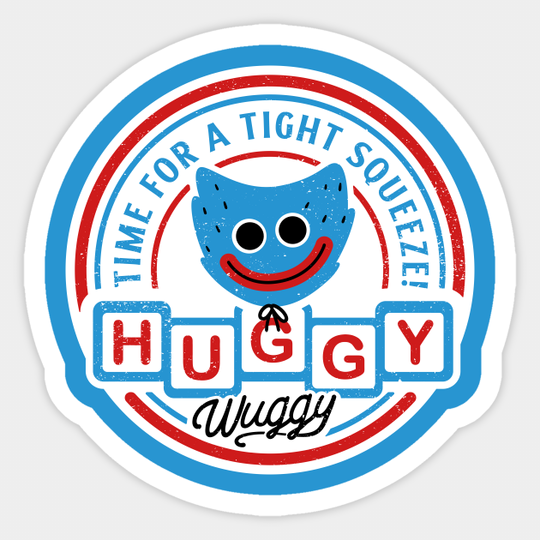 Time for a Tight Squeeze - Vintage Circle - Poppy - Sticker