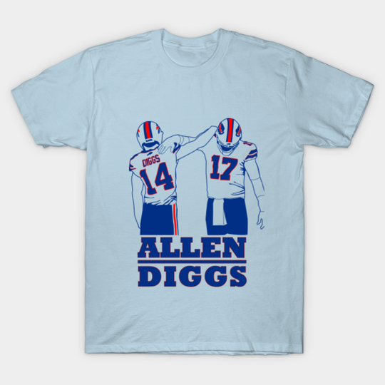 Buffalo Bills Stefon Diggs & Josh Allen - Buffalo Bills Fans - T-Shirt
