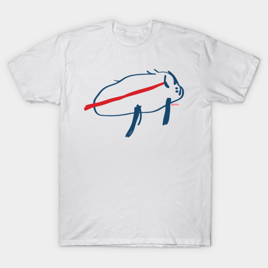 Josh Allen Buffalo Bills Potato Drawing - Buffalo Bills - T-Shirt