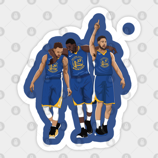 Steph Curry x Draymond Green x Klay Thompson - Nba - Sticker