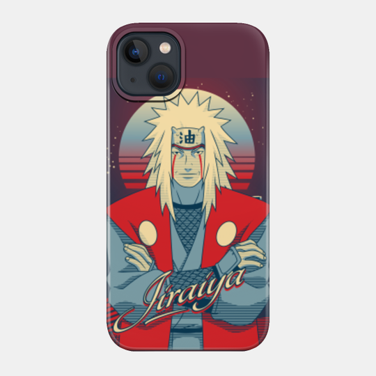Jiraiya Retrowave - Jiraiya - Phone Case