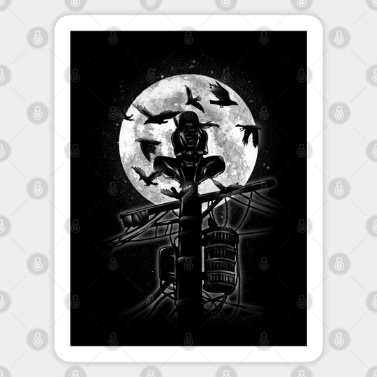 Moonlight Night - Itachi - Sticker