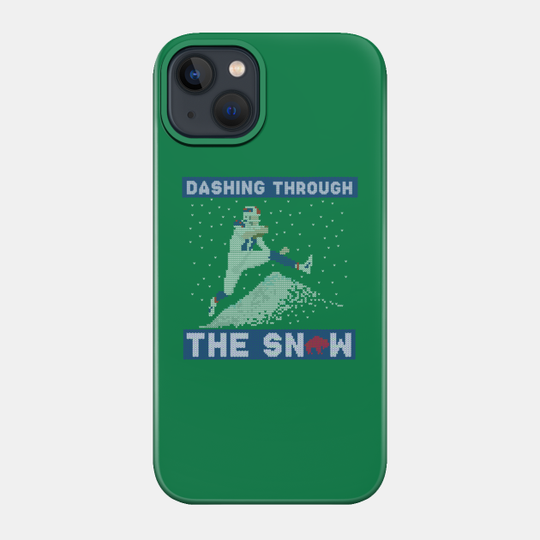 Dashing Through the Snow - Buffalo Bills - Phone Case