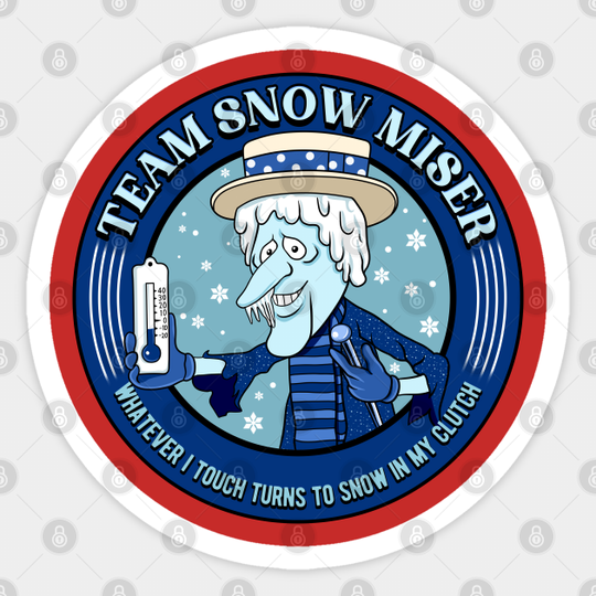 Team Snow Miser - Snow Miser - Sticker
