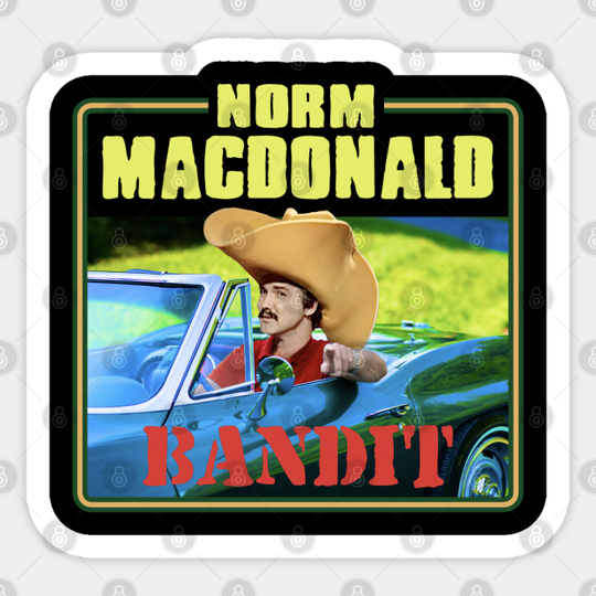 NORM MACDONALD CLASSIC CAR BANDIT - Norm Macdonald - Sticker
