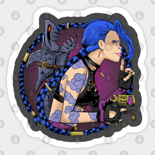 Arcane girl - League Of Legends - Sticker